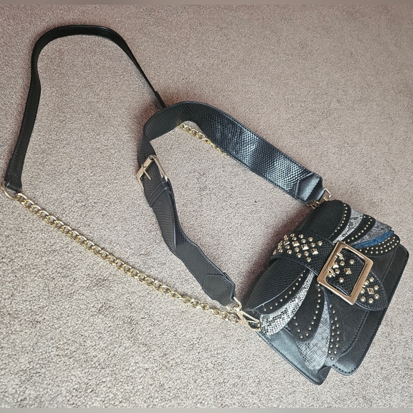 Chain Strap Faux Leather Bag - Picture 3 of 14